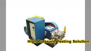 System testowania ciśnienia z pompą wodną 800 barów